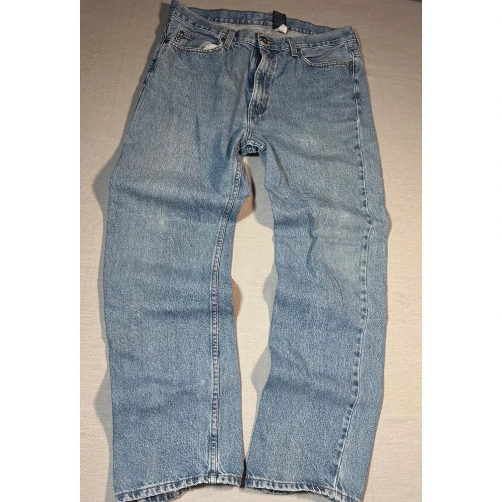Faded Glory Medium Wash Straight Leg Jeans 34x32‎ Vintage 00s y2k Blue Denim
